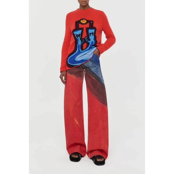 Multicolor jean
