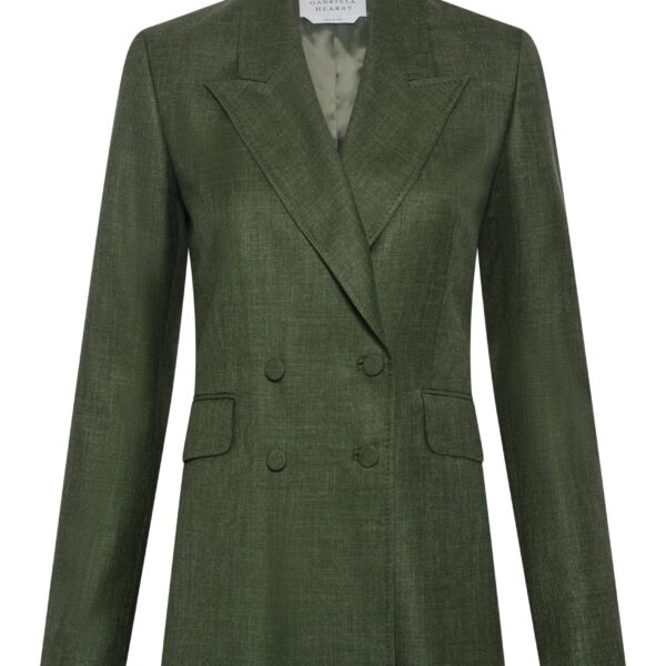 sustainable luxury blazer