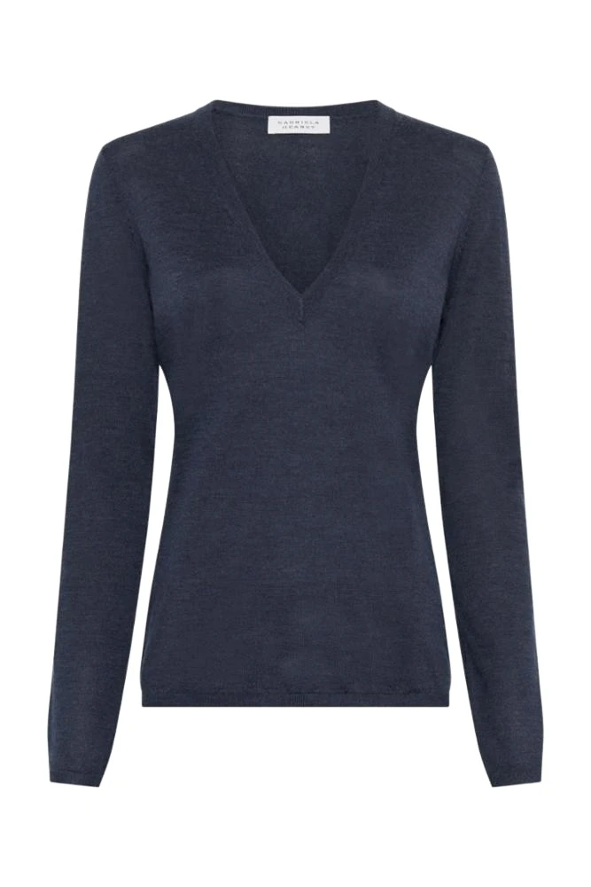 Gabriela-Hearst-Clementia-Knit-V-Neck-Sweater-in-Denim-Cashmere-Silk53036_nobg Gabriela Hearst