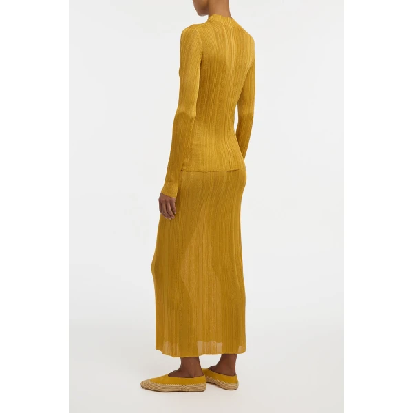 Golden Birch knit