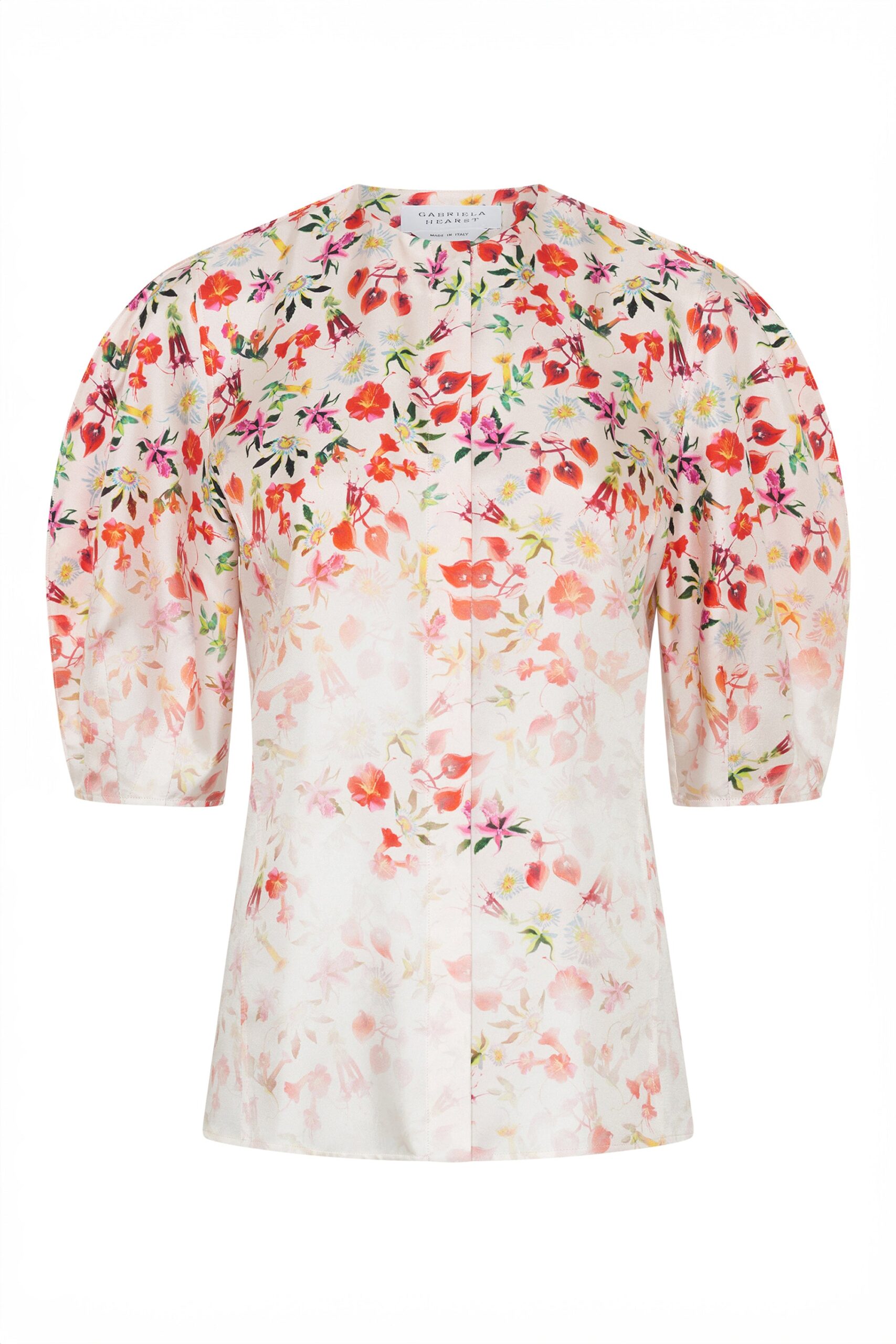 Gabriela Hearst Edify Top in Uruguayan Flowers Printed Silk Gabriela Hearst