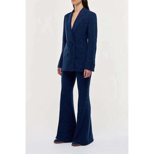 Elliot Blazer in Electric Navy Speckled Cashmere
