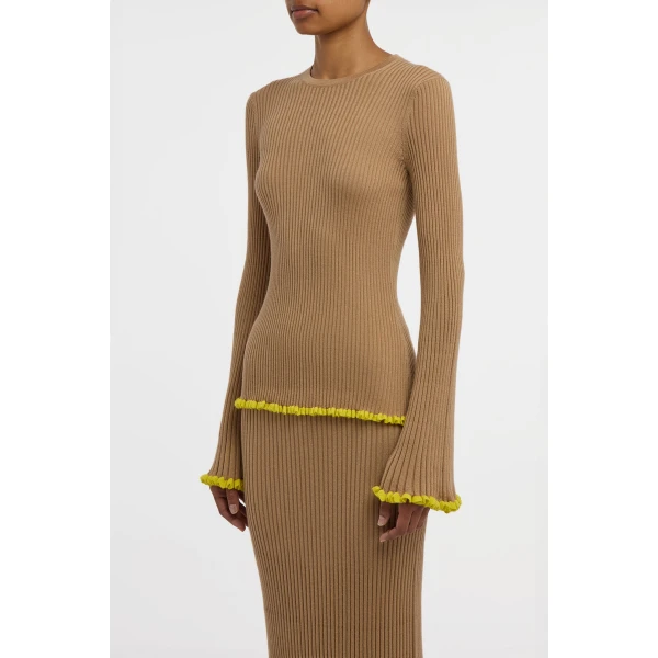 Camel sweater