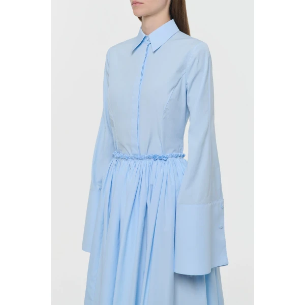 Jataya Shirt in Light Blue Sea Island Cotton