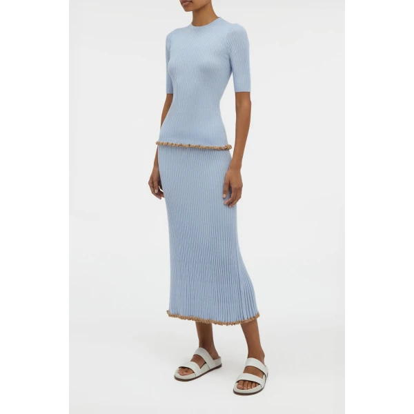 Halogen Blue knit