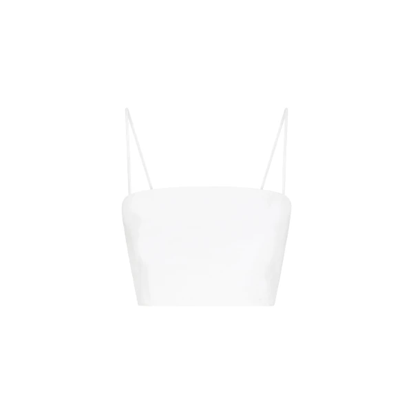 Gabriela Hearst Nadir Top in White Sea Island Cotton, view 6