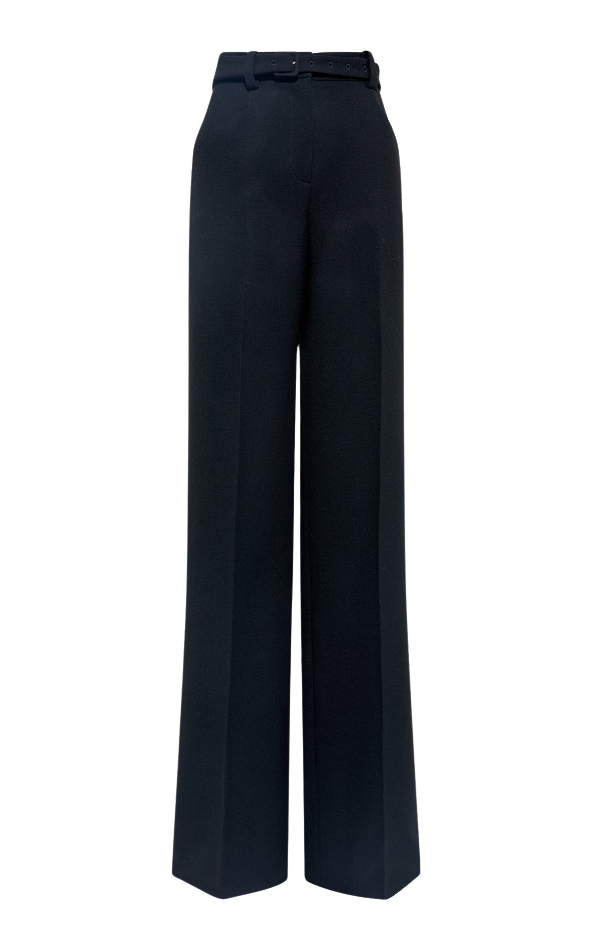 Gabriela Hearst Norman Wide-leg Pant in Black Recycled Virgin Wool