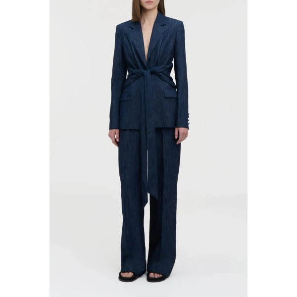 Norman Wide-leg Pant in Recycled Cotton Denim