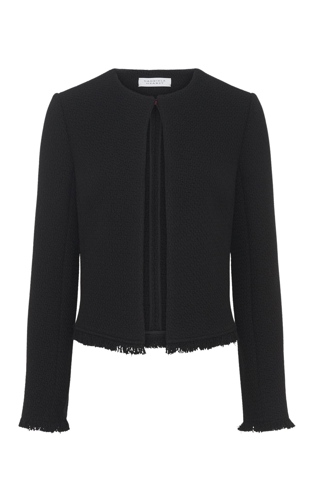 Gabriela Hearst Normand Jacket in Black Virgin Wool Cashmere