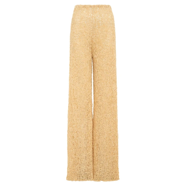 Gabriela Hearst Oriel Knit Pant in Hay Silk Cashmere Linen, view 6