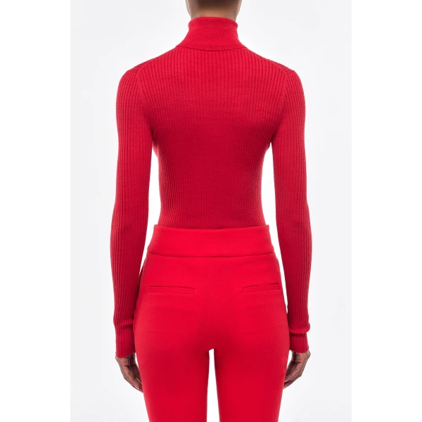 Scarlet Red knit