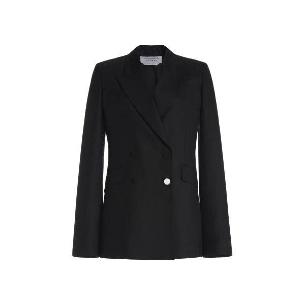 Stephanie Blazer in Black Recycled Wool