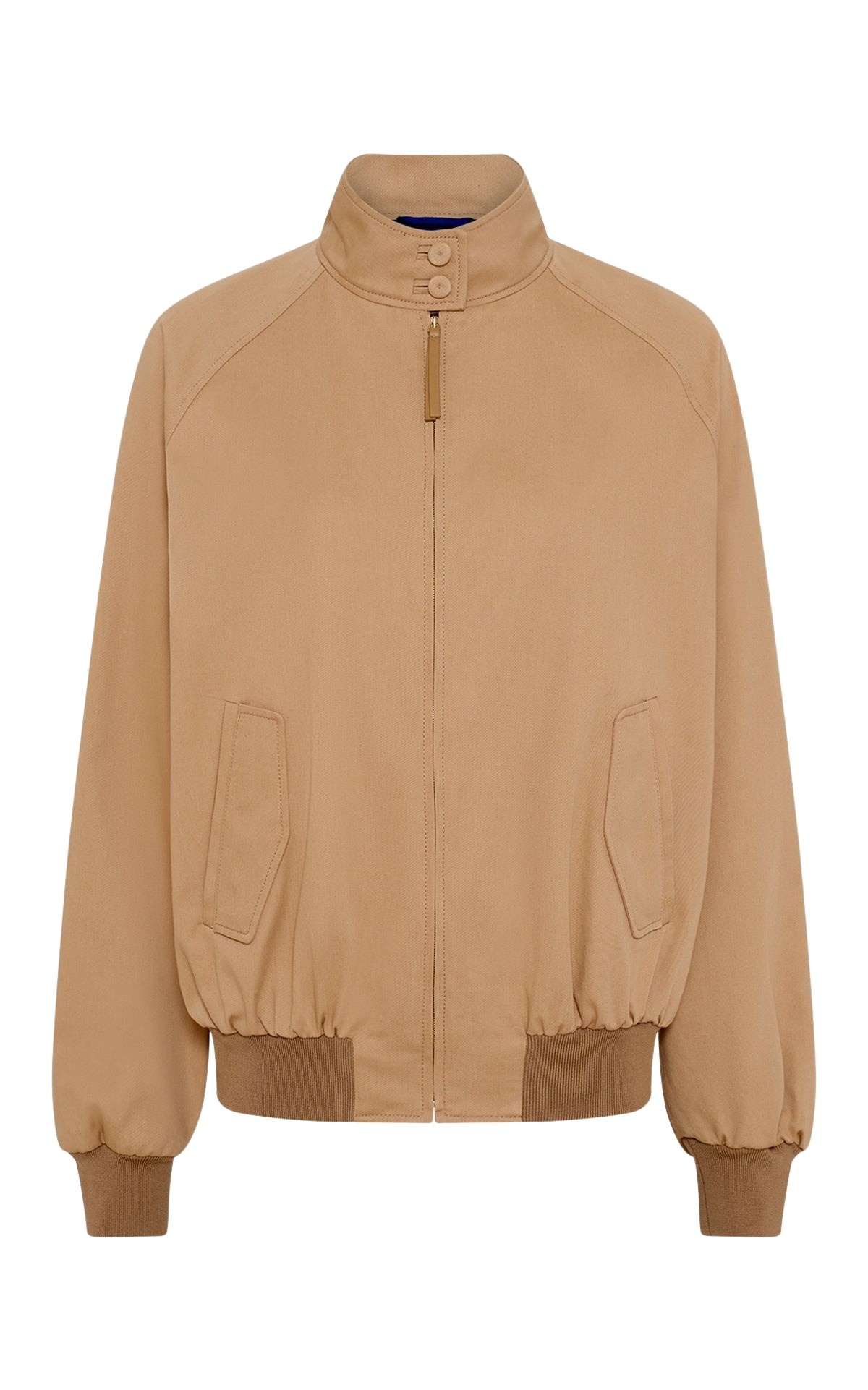 Gabriela Hearst Wynne Jacket in Camel Light Sea Island Cotton Twill