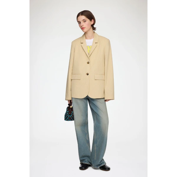 Blazer in Beige Suiting