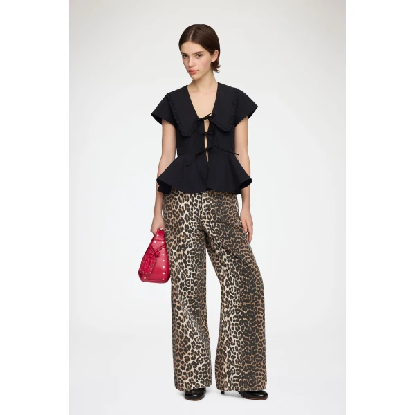 Blouse in Cotton Poplin