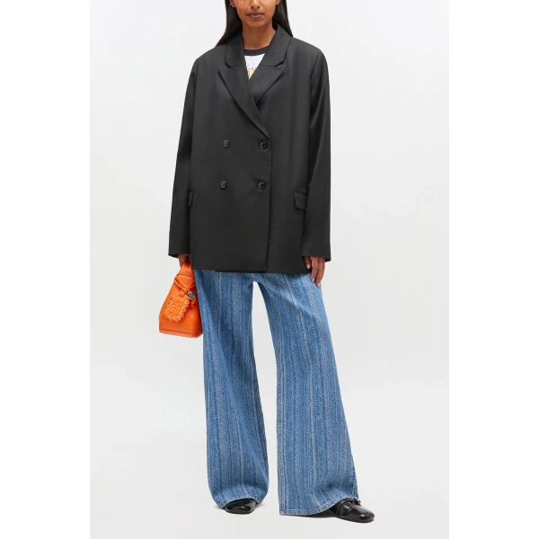 Double-breasted Wool Blazer