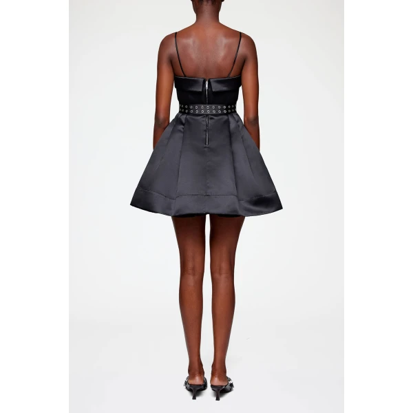 Dress in Black Satin