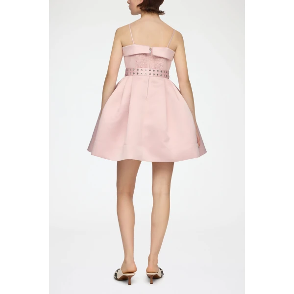 Dress in Pink Satin