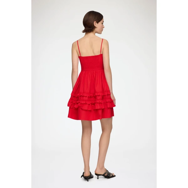 Dress in Red Cotton