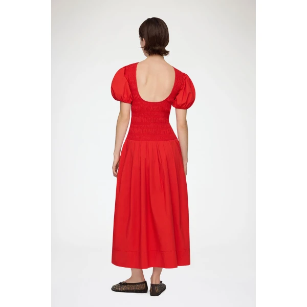 Dress in Smocked Cotton