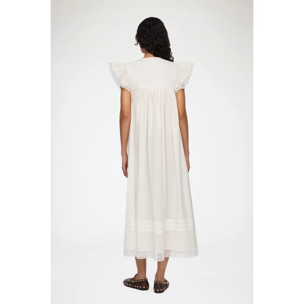 Dress in White Cotton
