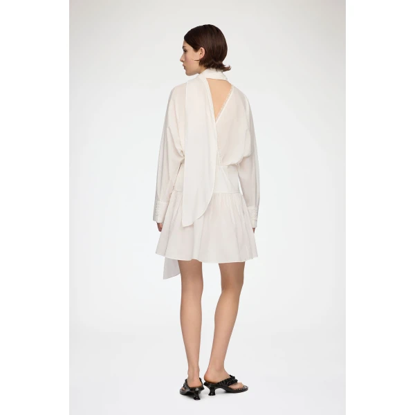 Dress in White Cotton