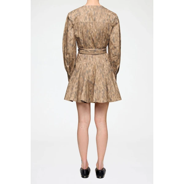 Shirt Dress in Stretch Cotton