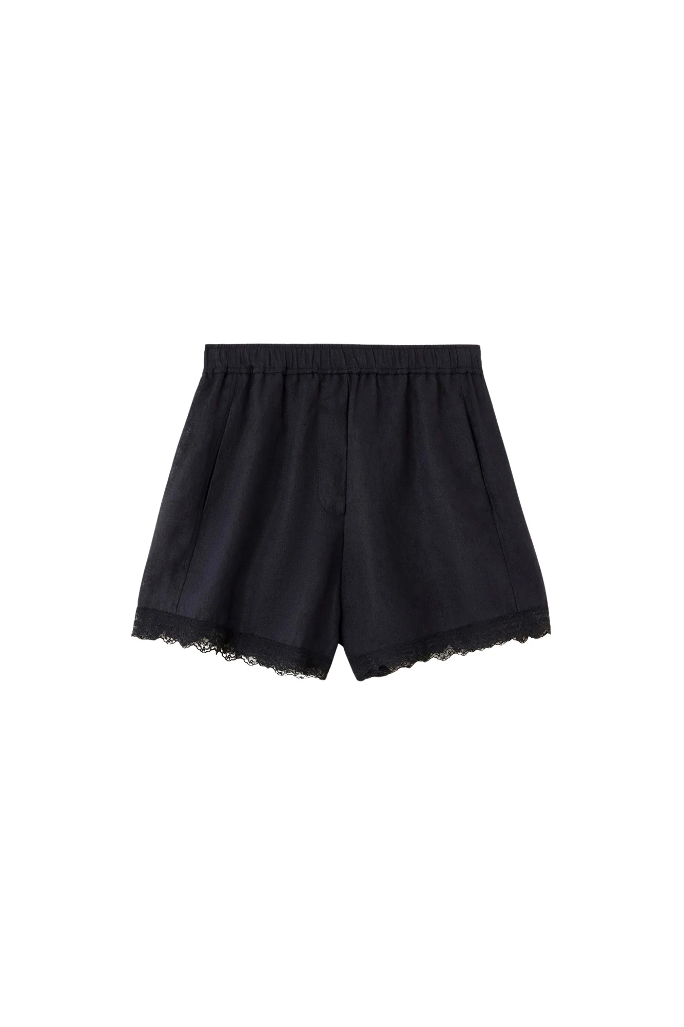 Ganni-Shorts-in-Black-Linen70034_nobg Ganni