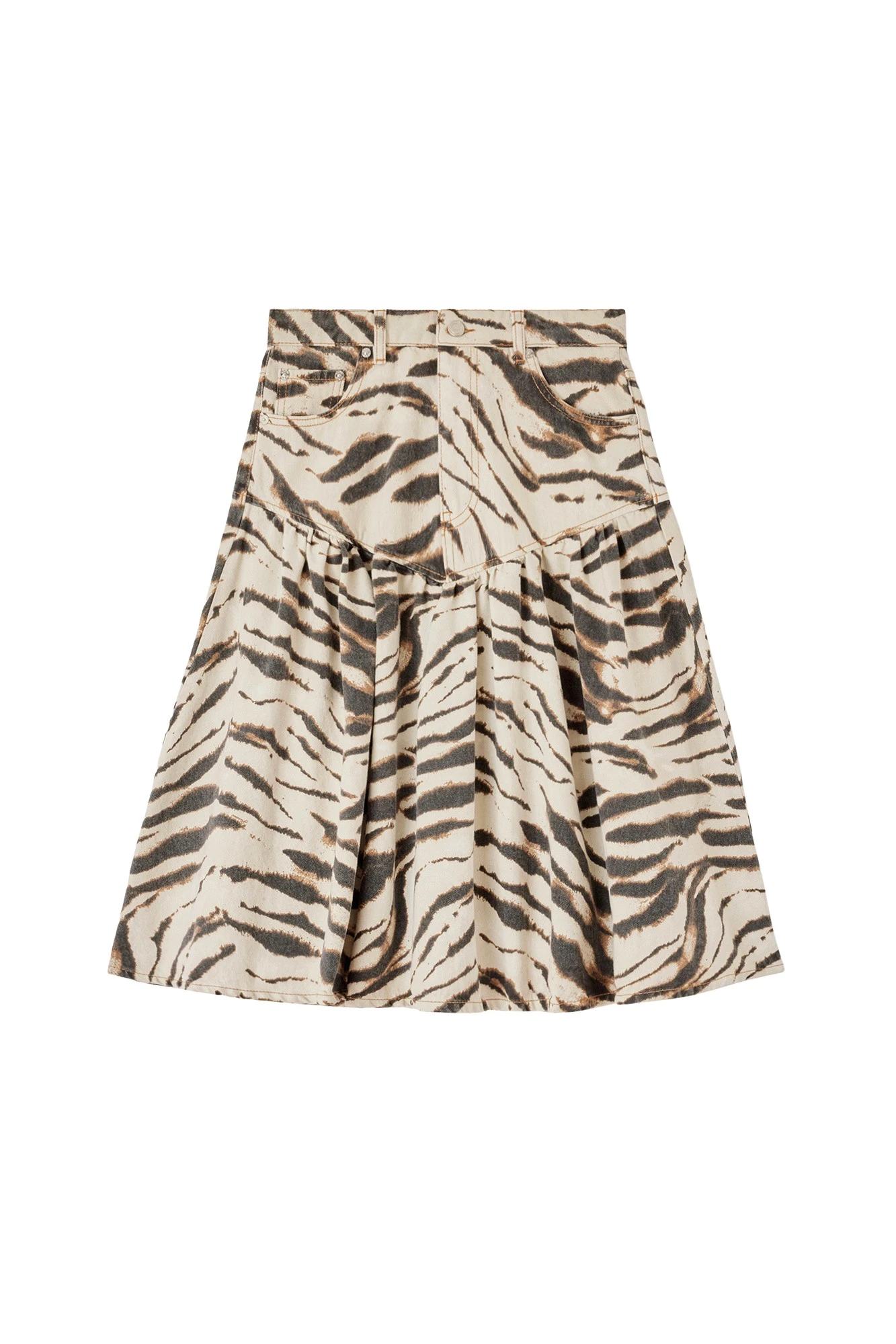 Ganni-Skirt-in-Printed-Denim87505_nobg Ganni