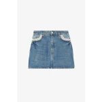 GanniSkirt in Rigid Denim Ganni