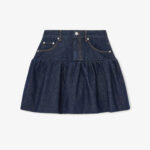 GanniSkirt in Rinse Denim Ganni