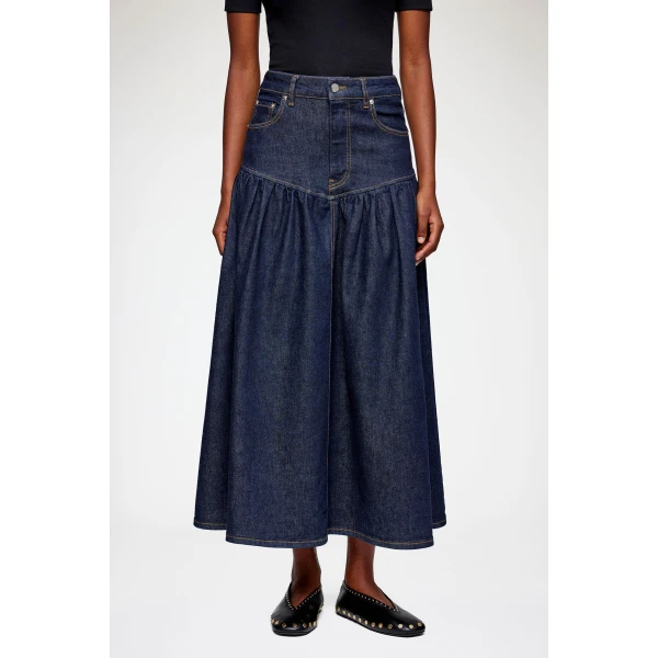Skirt in Stretch Denim