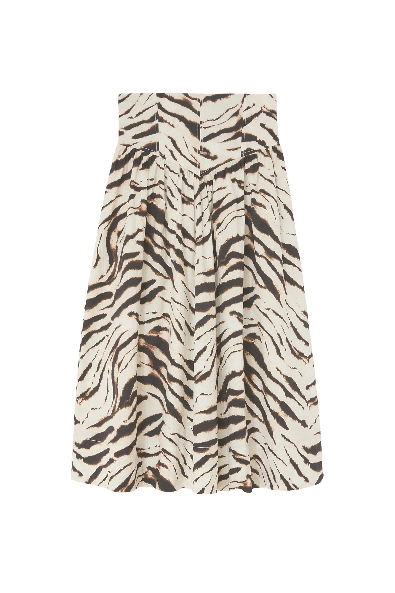 Ganni-Skirt-in-Zebra-Cotton31328_nobg Ganni