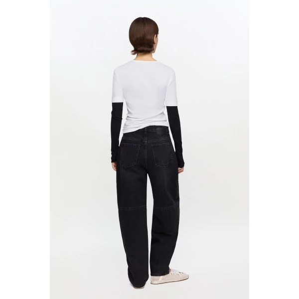 Stary Jeans in Black Rigid Denim