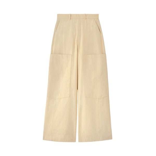 Trousers in Beige Suiting
