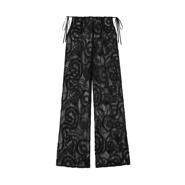 Trousers in Black Net