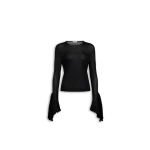 Alaïa Godet Sleeve Top - ALAÏA Tops - Laser Cut Luxury - Shop at Coveti