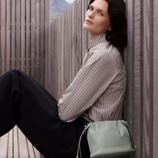 Strathberry Charlotte Drawstring bucket bag