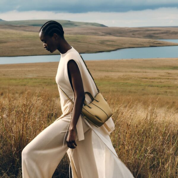 Polène Cyme Tote Nano in Smoky Olive Cyme Tote Nano in Smoky Olive - Mini Bags - Parisian Luxury Leather Bag at Coveti