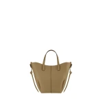 Polène Cyme Tote Nano in Smoky Olive Cyme Tote Nano in Smoky Olive - Mini Bags - Parisian Luxury Leather Bag at Coveti