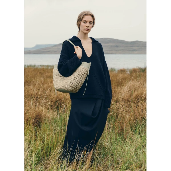 Polene Cyme in Laurel Bag, view 2