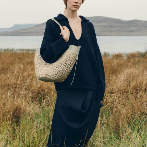 Polène Cyme in Laurel Cyme in Laurel - Totes & Top-Handle Bags - Parisian Luxury Leather Bag at Coveti