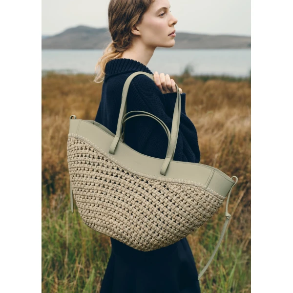 Polene Cyme in Laurel Bag, view 3