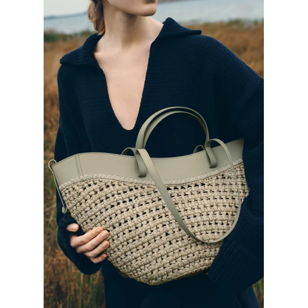 Polene Cyme in Laurel Bag, view 4