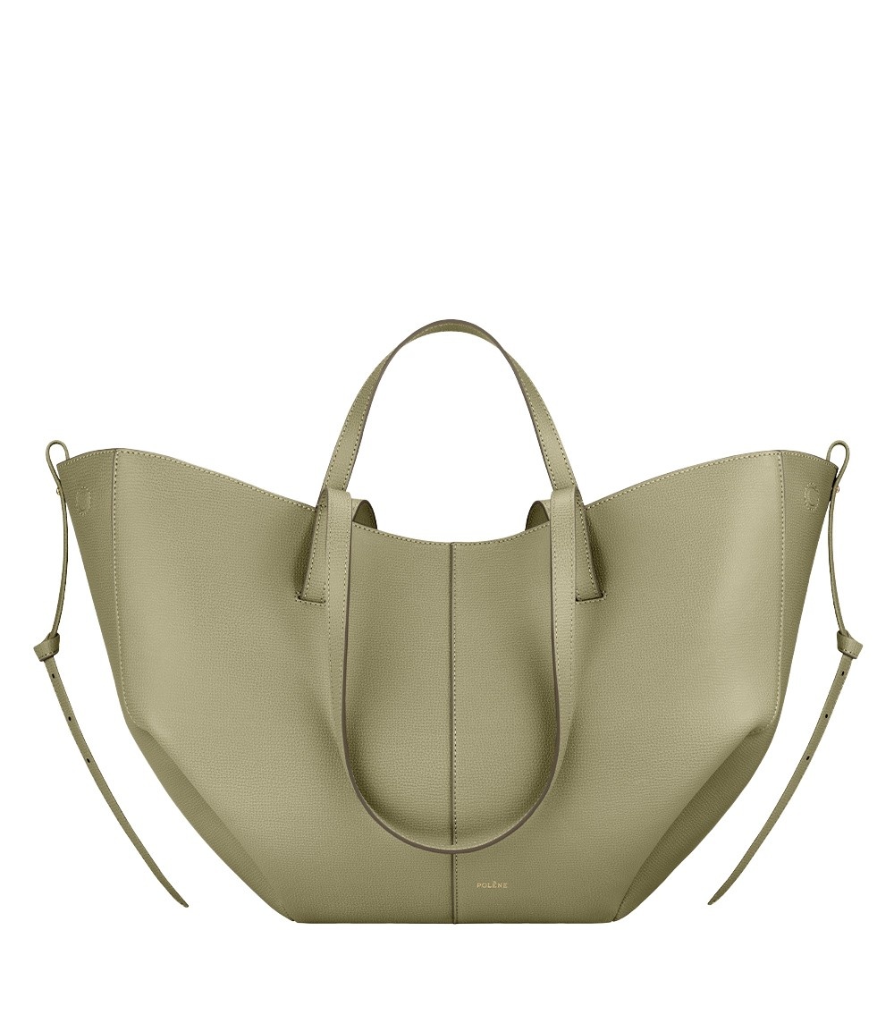 Polène Cyme in Linden Cyme in Linden - Totes & Top-Handle Bags - Parisian Luxury Leather Bag at Coveti