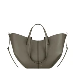 Polène Cyme in Smoky Green Cyme in Smoky Green - Totes & Top-Handle Bags - Parisian Luxury Leather Bag at Coveti