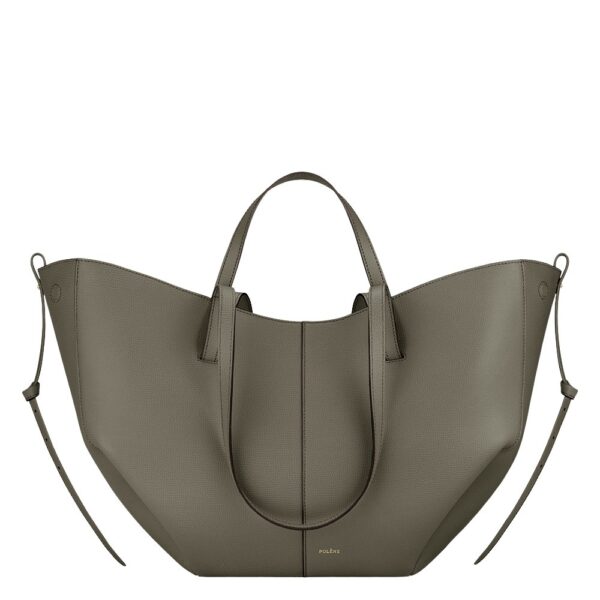 Polène Cyme in Smoky Green Cyme in Smoky Green - Totes & Top-Handle Bags - Parisian Luxury Leather Bag at Coveti