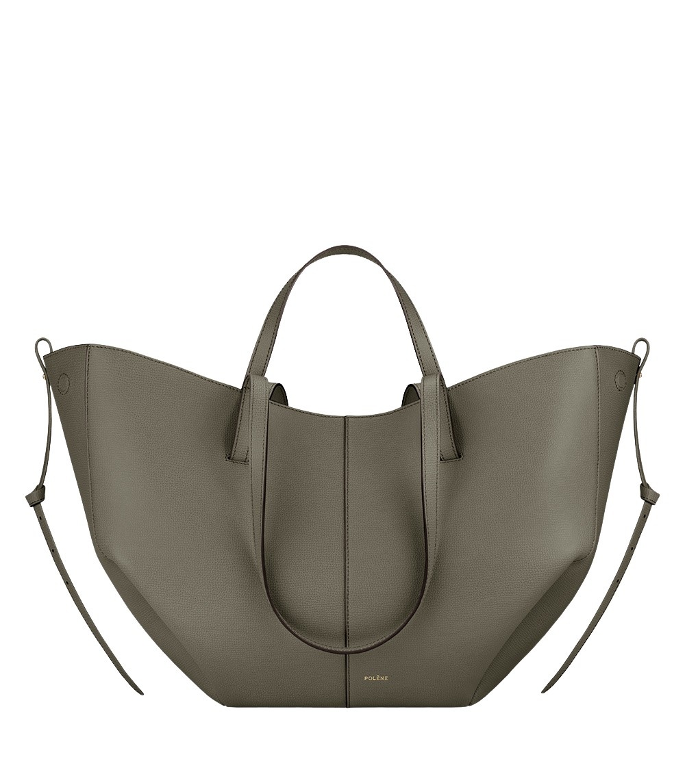 Polène Cyme in Smoky Green Cyme in Smoky Green - Totes & Top-Handle Bags - Parisian Luxury Leather Bag at Coveti