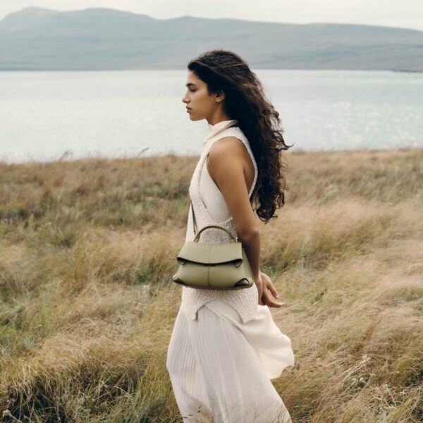 Polène Mokki Mini in Linden Mokki Mini in Linden - Mini Bags - Parisian Luxury Leather Bag at Coveti