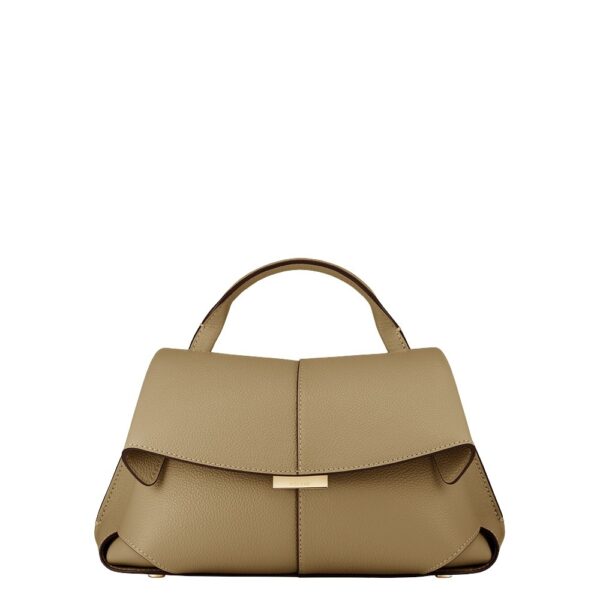 Polène Mokki Mini in Smoky Olive Mokki Mini in Smoky Olive - Mini Bags - Parisian Luxury Leather Bag at Coveti